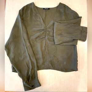 Madewell Cropped Blouse